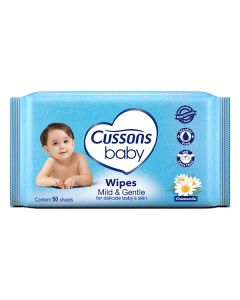CUSSONS BABY WIPES VALUE PACK CHAMOMILE 2+1 (1 X 50 SHEETS)