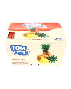 TOM MILK PINEAPPLE FLAV DAIRY 125G x 4PCS