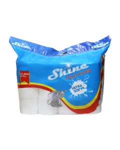 SHINE TOILET ROLL ULTRA SOFT 2PLY (24 ROLLS)  