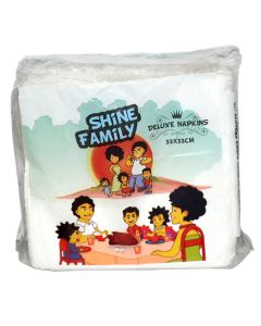 SHINE FAMILY DELUXE NAPKINS 2 PLY 50 PIECES 