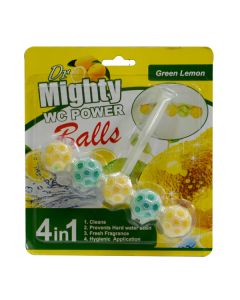 DR MIGHTY WC POWER BALLS GREEN LEMON 4 IN 1  