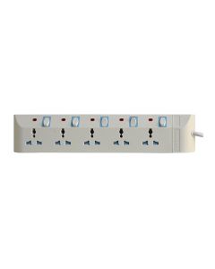 PHILIPS EXTENSION SOCKET 5 WAY/2M CORD  SPN1651WA-56
