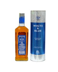 WHITE & BLUE PREMIUM WHISKY 42.8% 750ML