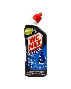 WC NET GEL CRYSTAL TOILET CLEANER NEW BLUE FRESH 