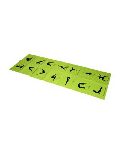 PROESCE YOGA MAT FOLDABLE WITH POSES 5MM LKEM-3038