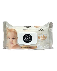 PAPILION BABY WET TOWEL 100 SHEETS 