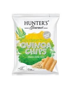 HUNTER'S QUINOA CHIPS JALAPENO & CHEDDAR 75G