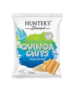 HUNTER'S QUINOA CHIPS SALT & VINEGAR 75G 