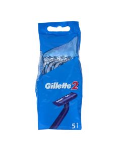 GILLETTE 2 TWIN BLADES (5 PCS)