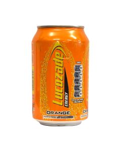 LUCOZADE CAN ORANGE 330ML 