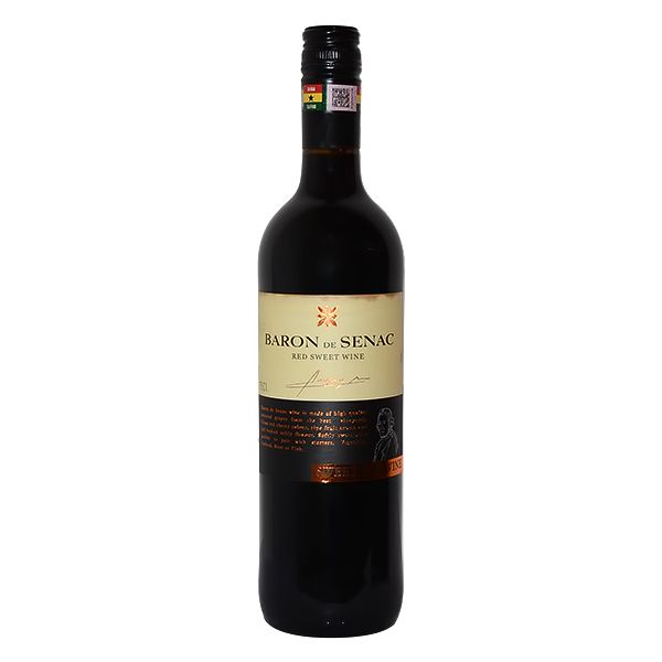 BARON DE SENAC RED SWEET WINE 10% 750ML 