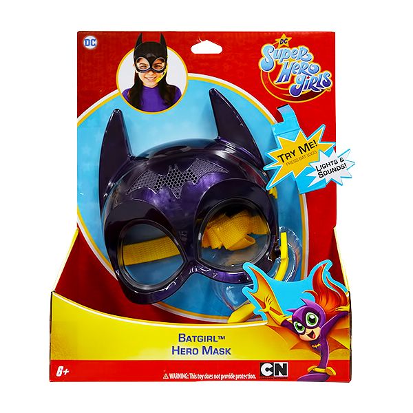 DC SUPERHERO BATGIRL MASK 6YRS+ MAT-GBY66-9993