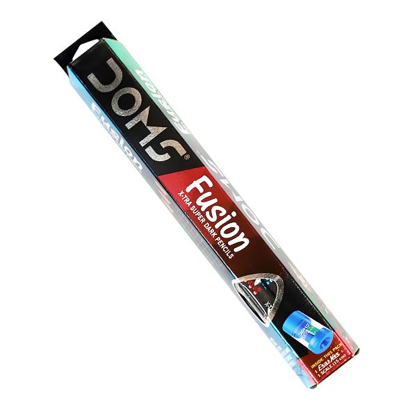 DOMS PENCIL SET FUSION X-TRA SUPER DARK 12PCS