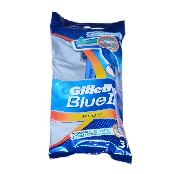 GILLETTE BLUE 2 PLUS TWIN BLADES (3 PCS)