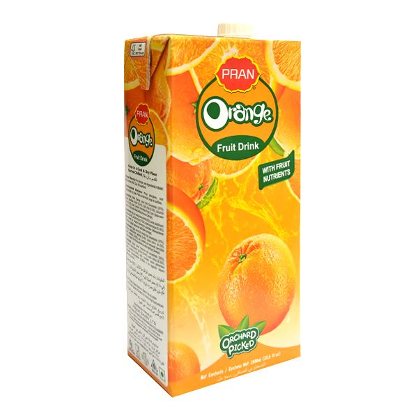 PRAN PREMIUM ORANGE JUICE TETRA PACK 1L  