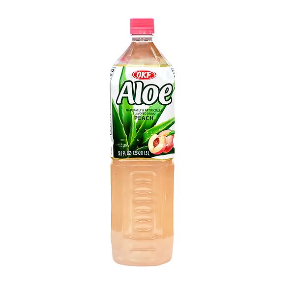 OKF STANDARD ALOE  PEACH  DRINK  1.5L 