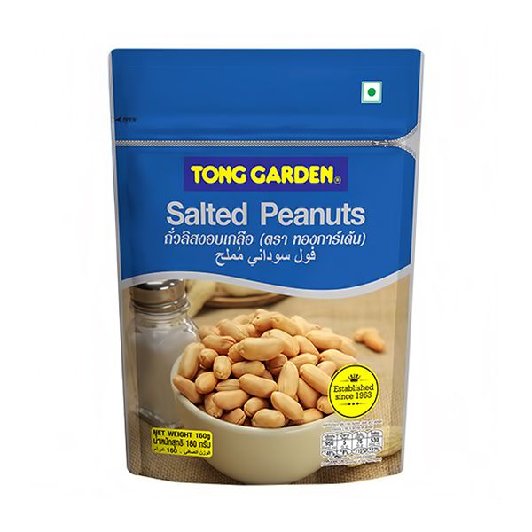 TONG GARDEN SALTED PEANUT POUCH 160G 