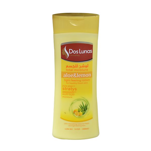 DOS LUNAS ALOE & LEMON LOTION 400ML 