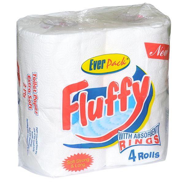 EVERPACK TOILET ROLL FLUFFY 4 ROLLS 