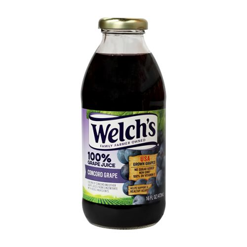 WELCH'S 100% GRAPE  JUICE  473ML  