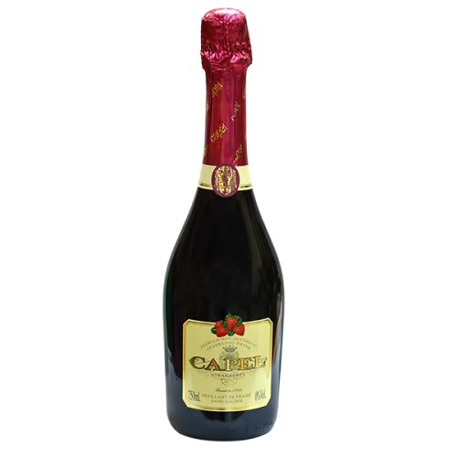 CAPEL STRAWBERRY NON ALCOHOLIC SPARKLING WINE 750ML