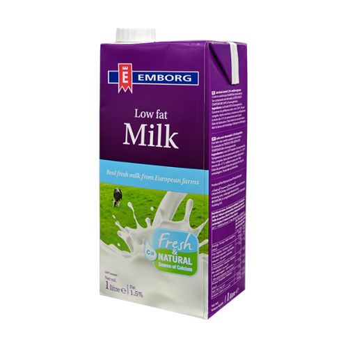 EMBORG LOW FAT MILK 1L 