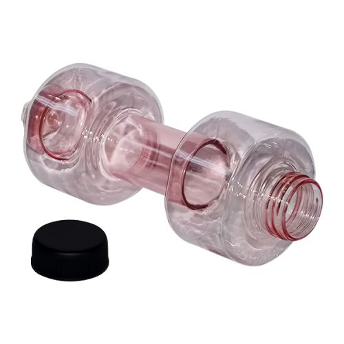 DUMBBELL SHAPE BOTTLE SHAKER 550ML