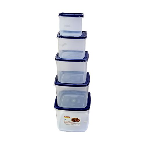 CONTAINER SET 5PCS SUPER SEAL DELUXE 22115/22495