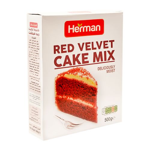 HERMAN CAKE MIX POWDER RED VELVET 500G  