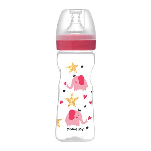 MOMEASY WIDE NECK FEEDING BOTTLE 8OZ 