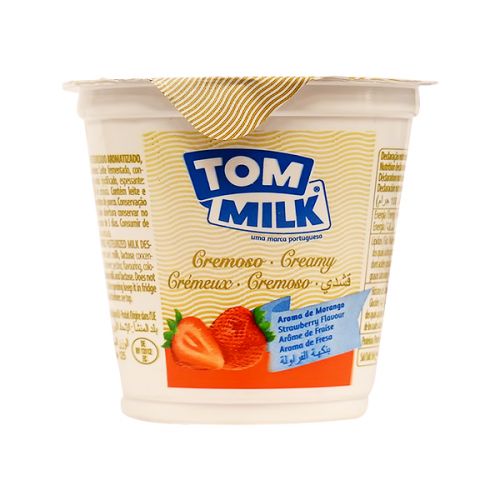 TOM MILK STRAWBERRY FLAVOR DAIRY DESSERT