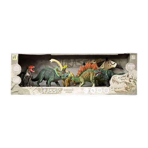 JURASSIC DINOSAUR SET 6 PIECES TOY 