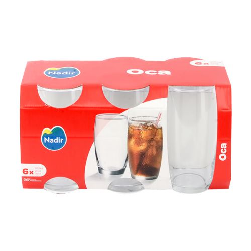 MARINEX TUMBLER DRINKING GLASS OCA SET 6PCS 300ML