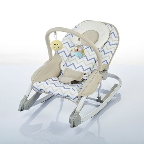 MARIBEL BABY ROCKER FOLDABLE GREY 