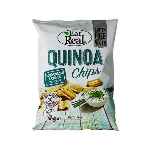 EAT REAL QUINOA SOUR CREAM & CHIVE 30G 