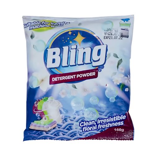 BLING DETERGENT POWDER POUCH 160G   