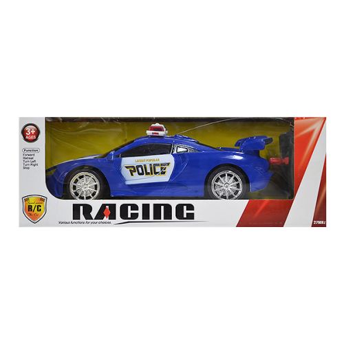 REMOTE CONTROL POLICE CAR WITH 4 FUNCTION 1:18 MKL055436