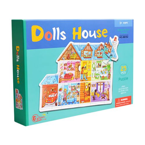 PUZZLE DOLLS HOUSE 25PCS MKL056552