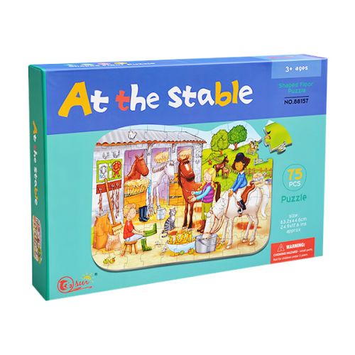 PUZZLE AT THE STABLE 75PCS MKL056561