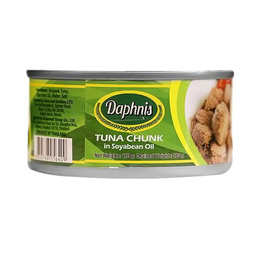 DAPHNIS TUNA CHUNK IN SOYABEAN OIL 170G  