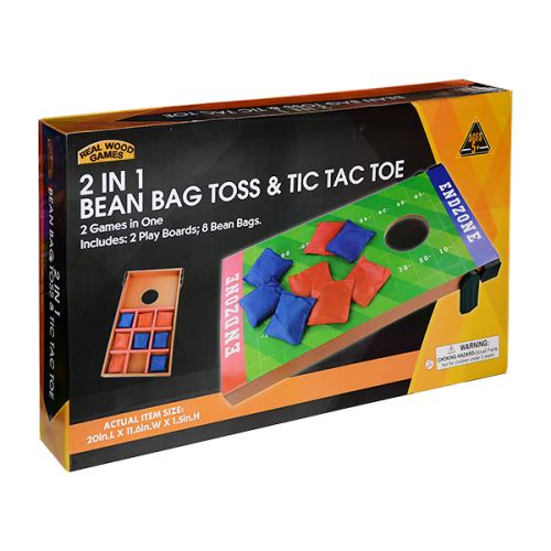 2-IN-1 BEAN BAG TOSS & TIC TAC TOE HOM-2148