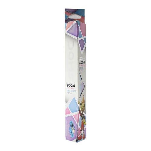 DOMS PENCILS SET TRIANGLE DARK ZOOM 12PCS 
