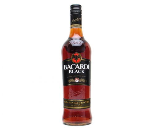 BACARDI BLACK RUM 40% 1L 