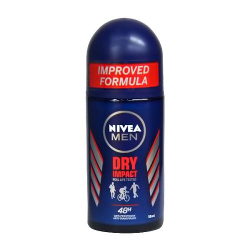 NIVEA MALE ROLL-ON DRY IMPACT PLUS 50ML