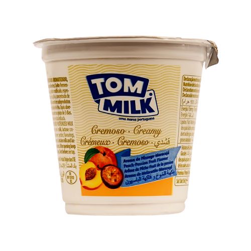 TOM MILK PEACH – PASSION FRUIT FLAVOR CREAMY DESSERT 