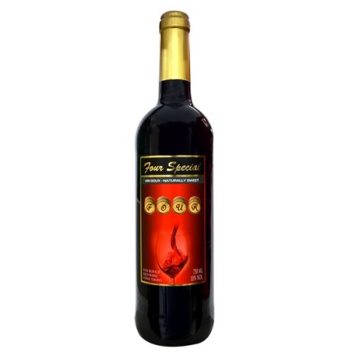 FOUR SPECIAL SWEET RED WINE 10% 750 ML