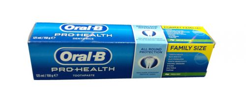 ORAL B TOOTHPASTE FRESH MINT FAMILY SIZE 125ML