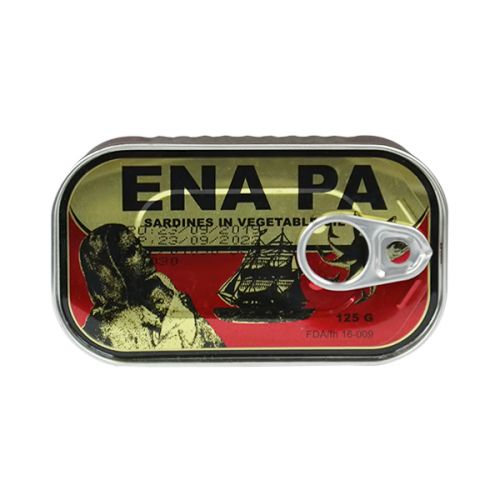 ENA PA SARDINES IN VEGETABLE OIL 125G 