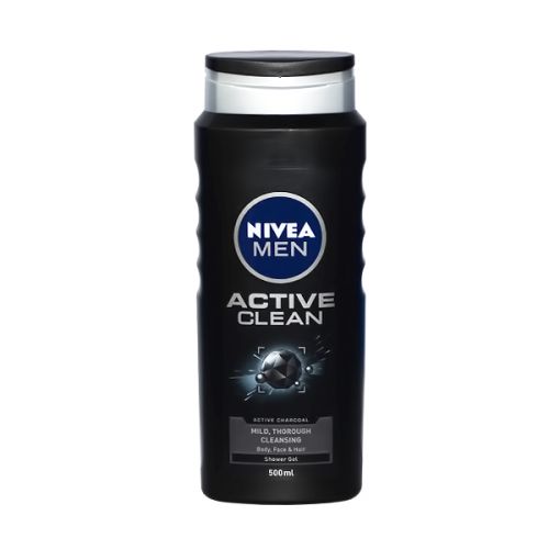 NIVEA MEN SHOWER GEL ACTIVE CLEAN 500ML 