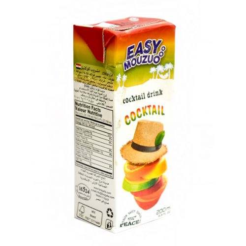 EASY MOUZOO COCKTAIL TETRA PACK JUICE 200ML 